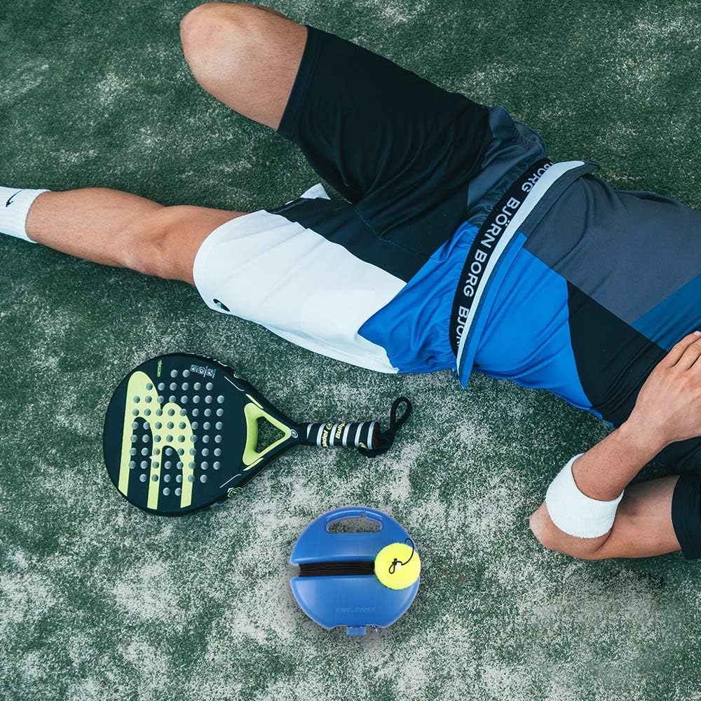 Elevate Your Tennis Game with the Solotennis Trainer Rebound Ball - Portable Training Tool for All Ages!